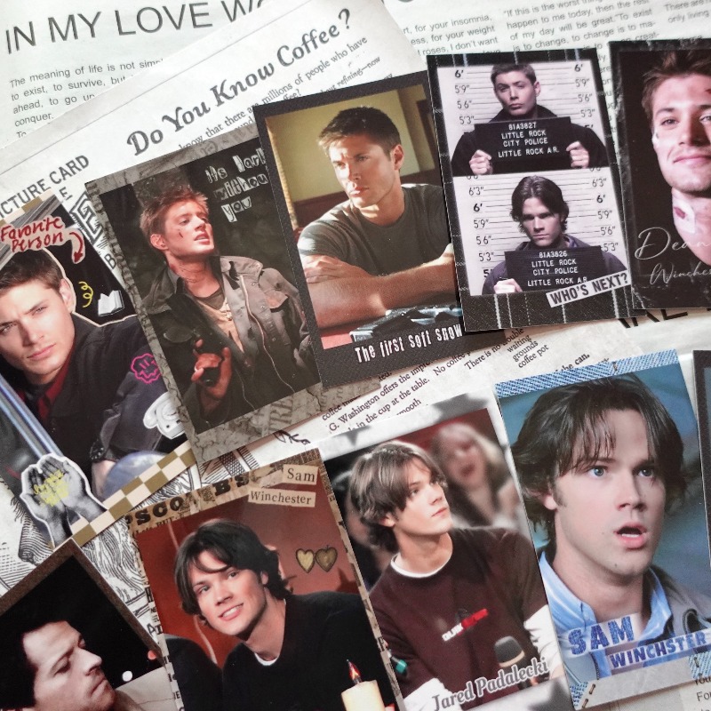 Vintage Collectible Show - Supernatural SPN Dean & Sam: Conjunto