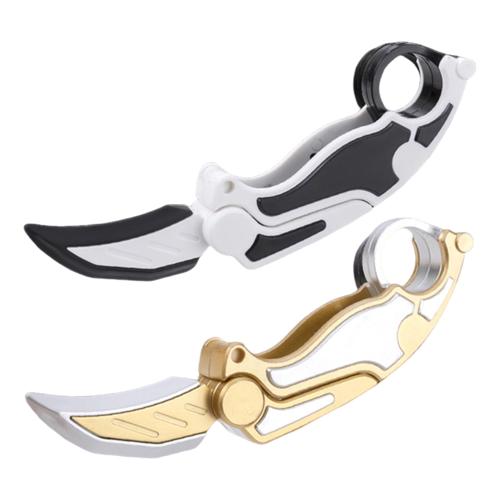 Vintage Collectible Knife - Faca impressa em 3D, dobrável, brinquedo