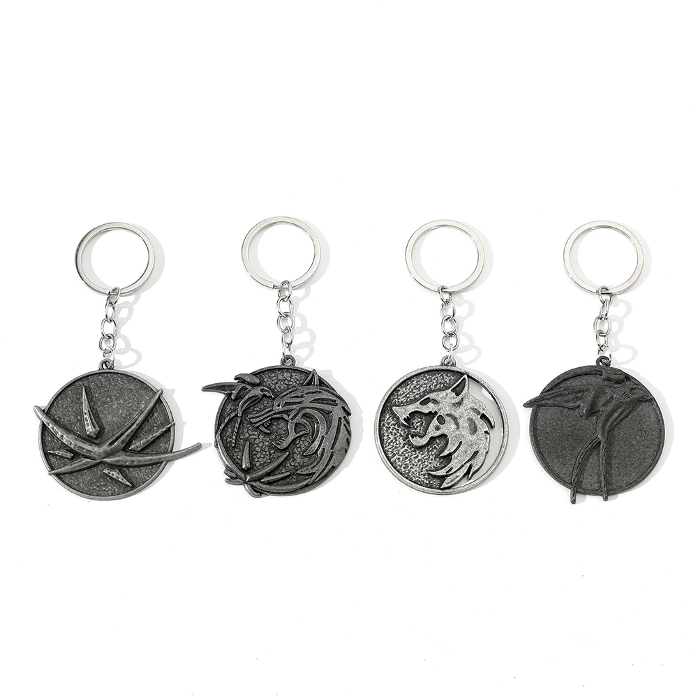 Vintage Collectible Cars - Chaveiro Vintage Cabeça de Lobo, Medalhão