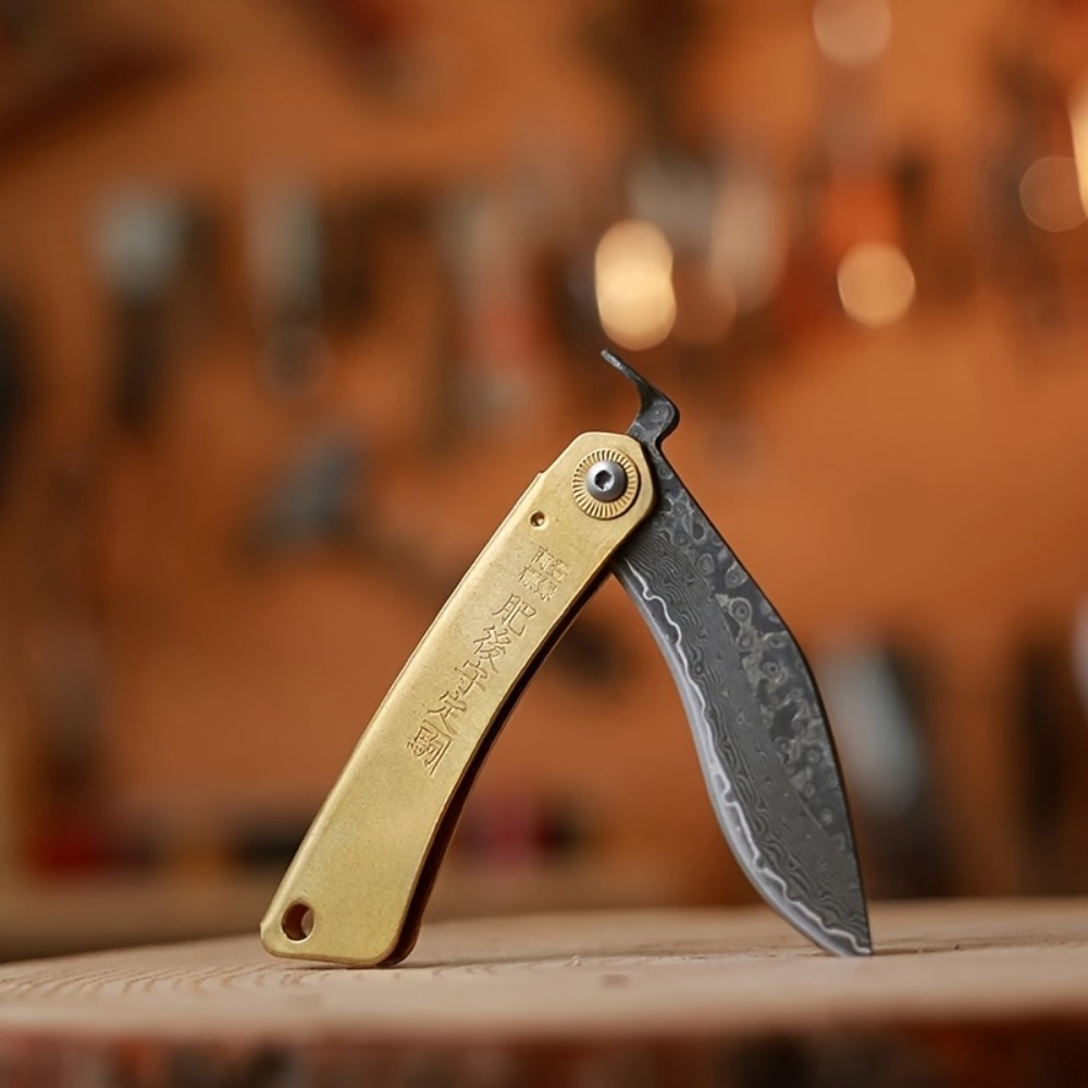 Vintage Collectible Knife - Faca Dobrável EDC de Bolso com