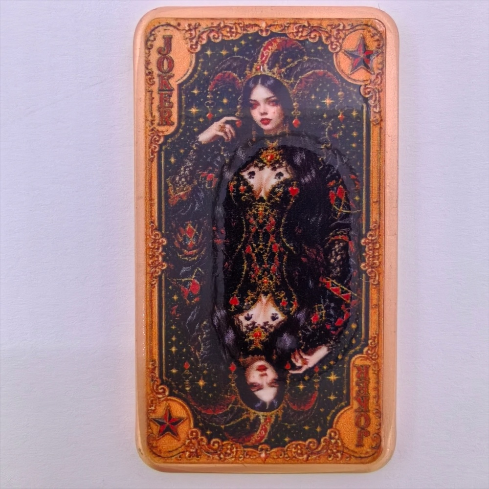 Barra de cobre puro .999 de 1  - Vintage Collectible Playing Cards avaliação e preço