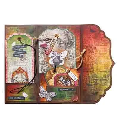 Borboleta vintage grunge coleç - Collectible Vintage Greeting Cards avaliação e preço